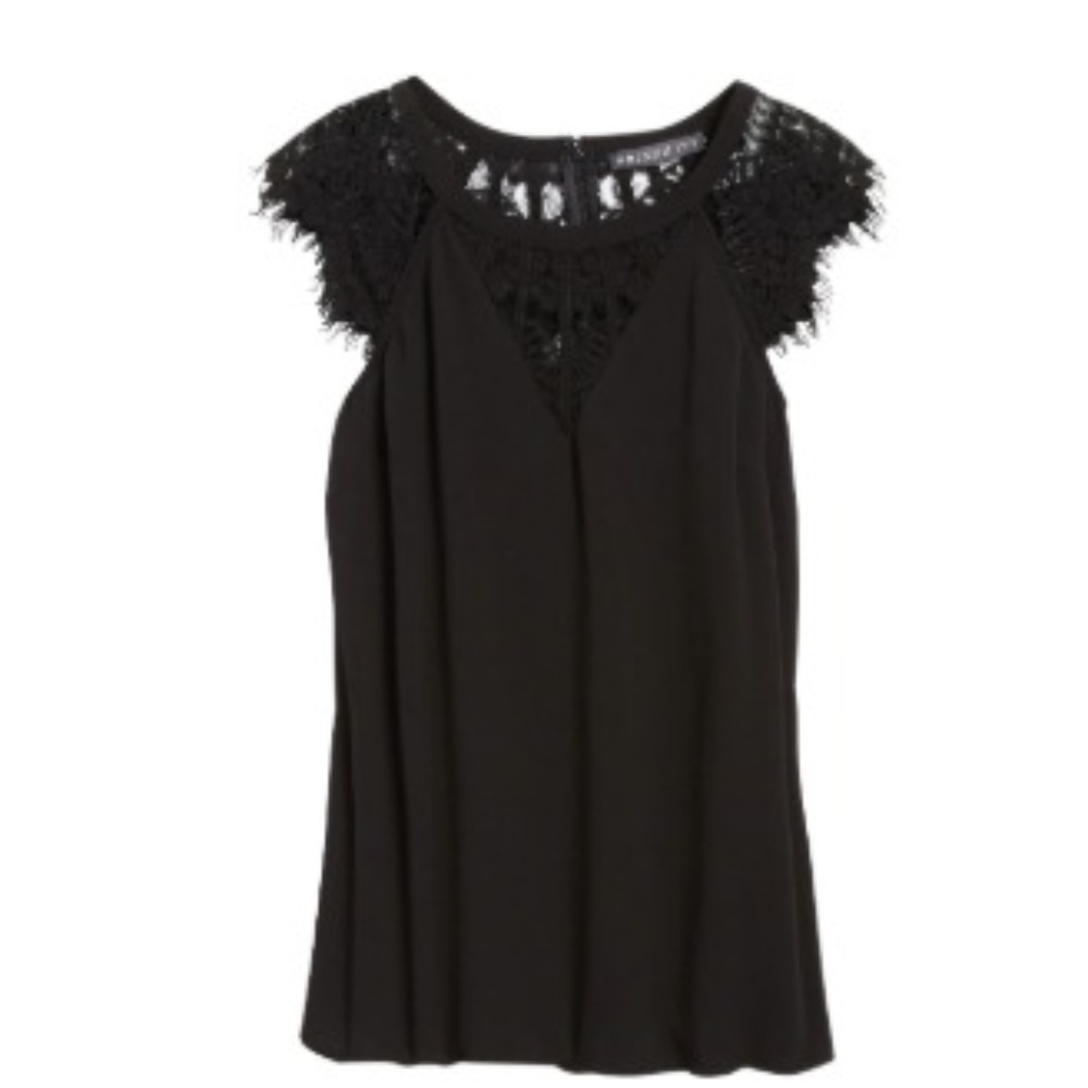 Brixon Ivy Black Lace Blouse